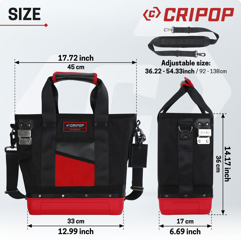 Tote Tool Bag, Open Top Tool Bag