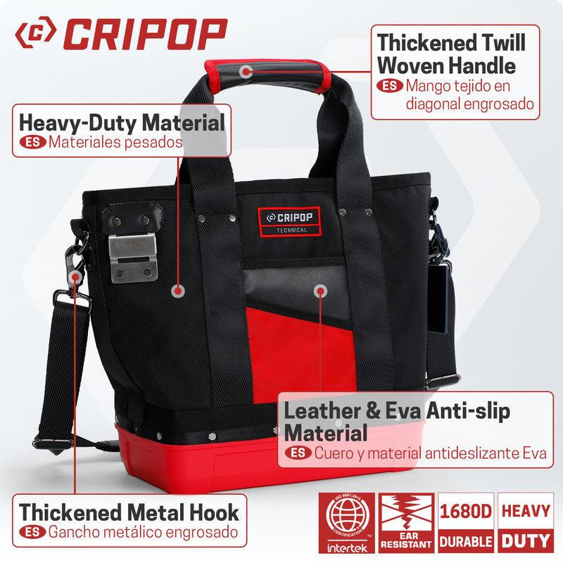 Tote Tool Bag, Open Top Tool Bag