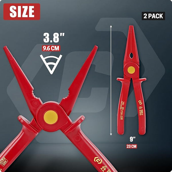 CRIPOP 024 Insulated Needle Nose Plastic Pliers