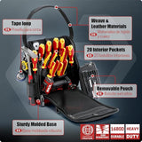 CRIPOP 015 TECH 16 Electrician Hard-Bottom Zippered Tool Bag