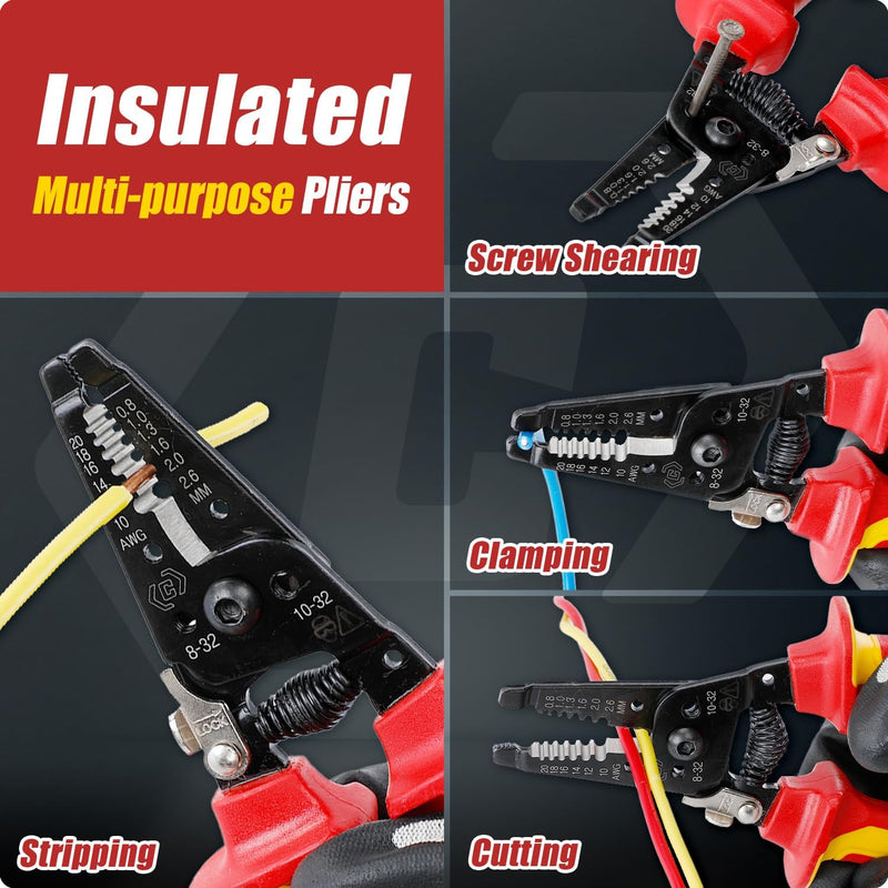 CRIPOP 008 Insulated Electrical Tool Kit 3PCS