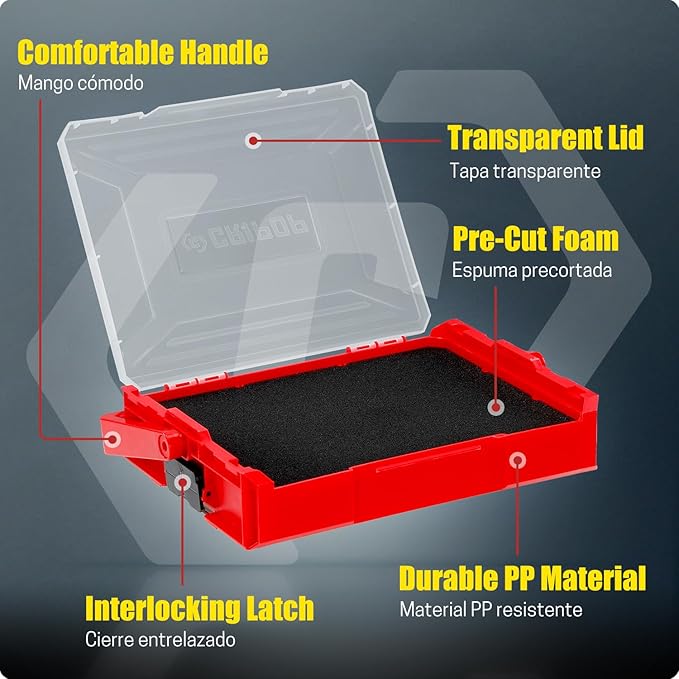 CRIPOP 021 Portable Stackable Tool Box 1/3PCS
