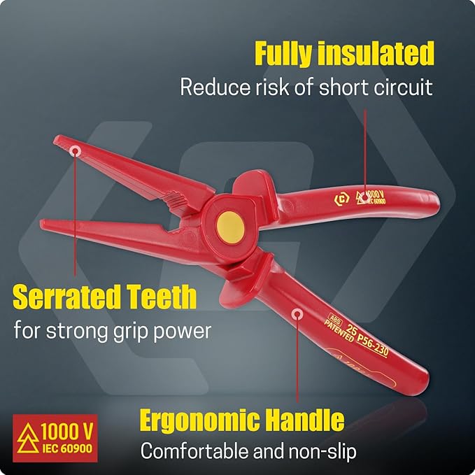 Multi-Functional Insulated Plastic Pliers Snipe Nose Plastic Pliers