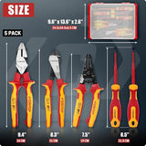 CRIPOP 019 Insulated Screwdriver & Pliers 5PCS