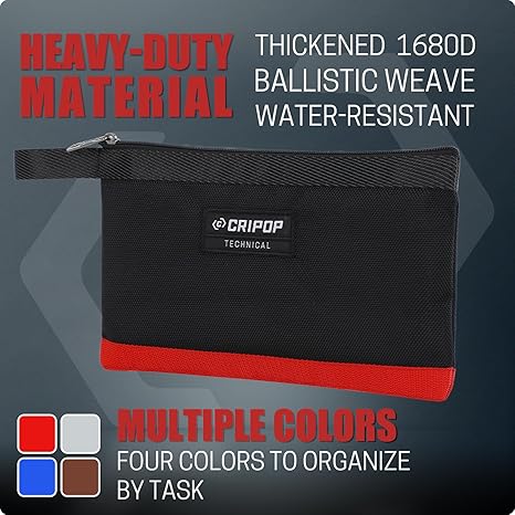 CRIPOP 017 1680D Zipper Tool Pouch 10PCS