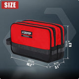 CRIPOP 014 Heavy-Duty Dual-Compartment Zipper Small Bag