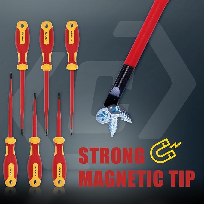 CRIPOP 012 Insulated Slim-Tip Screwdriver 6PCS