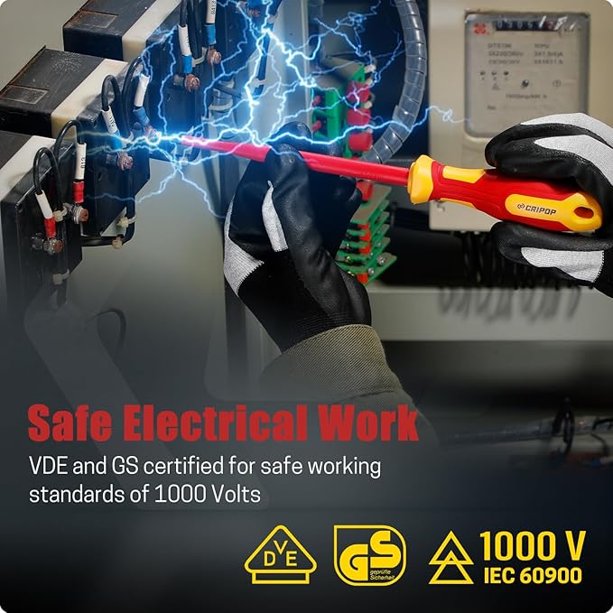 CRIPOP 010 Insulated Screwdriver 1000V 2PCS