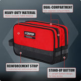 CRIPOP 014 Heavy-Duty Dual-Compartment Zipper Small Bag