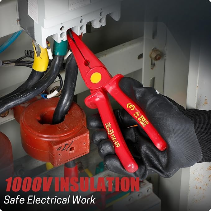 CRIPOP 024 1000V 9 Inch Insulated Needle Nose Pliers