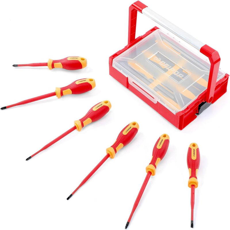 CRIPOP 012 Insulated Slim-Tip Screwdriver 6PCS