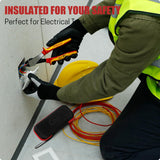 CRIPOP 007 Insulated 8-Inch High-Leverage Electrician Diagonal  Pliers