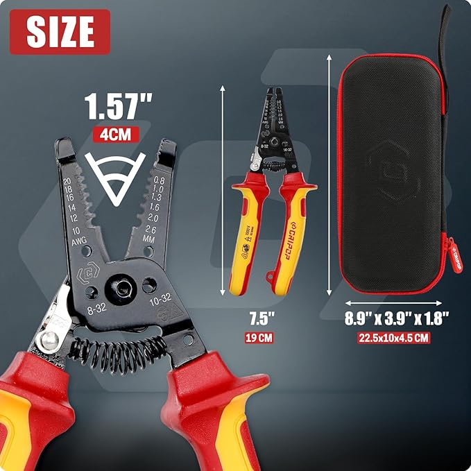 CRIPOP 005 1000V Insulated Multi-Function Wire Stripper & Cutter Tool