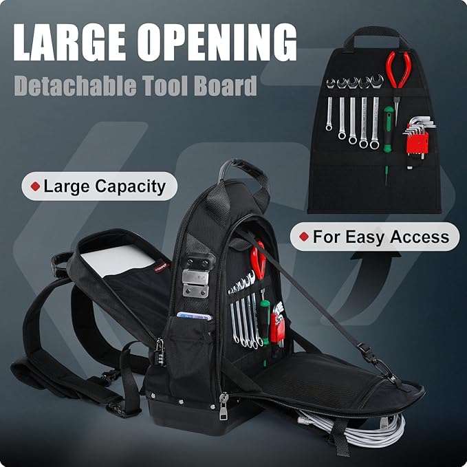 CRIPOP 016 Heavy-duty Tool backpack for electricians