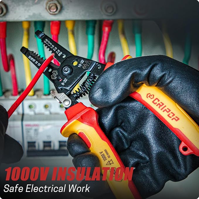 CRIPOP 005 1000V Insulated Multi-Function Wire Stripper & Cutter Tool