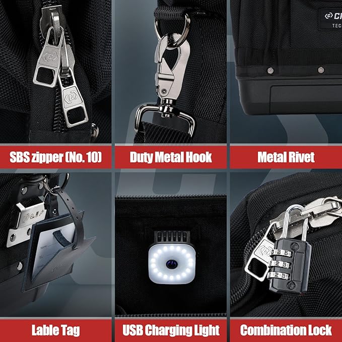 CRIPOP 004 13-Inch Wide Mouth Tool Bag