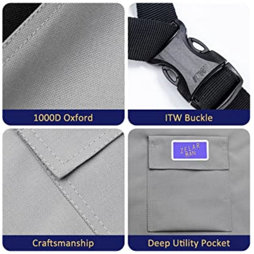 Chainsaw Safety Apron,Chainsaw Protection Pants with Adjustable Belt&Pocket